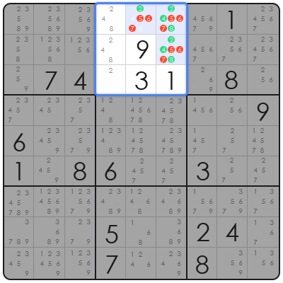 sudoku with colors